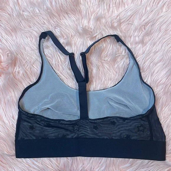 Parade Black Sheer Star Design Bra Plus Size 2‎ - Picture 4 of 6